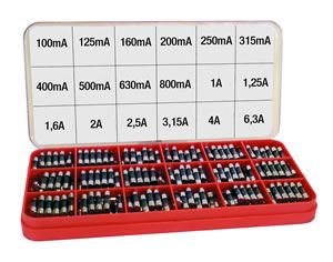Elimex - FUSE BOX Fuses 20x5mm, 18 values x 20pcs - 35121-E⚡shock