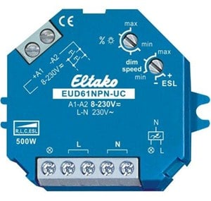 ELTAKO - ELEKTRONISCHE UNIV. INBOUWDIMMER POWERMOSFET 400W EUD61NPN-UC, - EUD61NPN-UC-E⚡shock