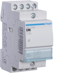 Hager - Contactor geruisloos - 4x25A - 230V - 3NO+1NG - ESC428S-E⚡shock