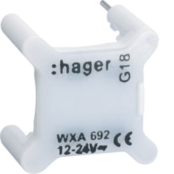Hager - Signalisatielampje 12-24V blauw gallery - WXA695-E⚡shock