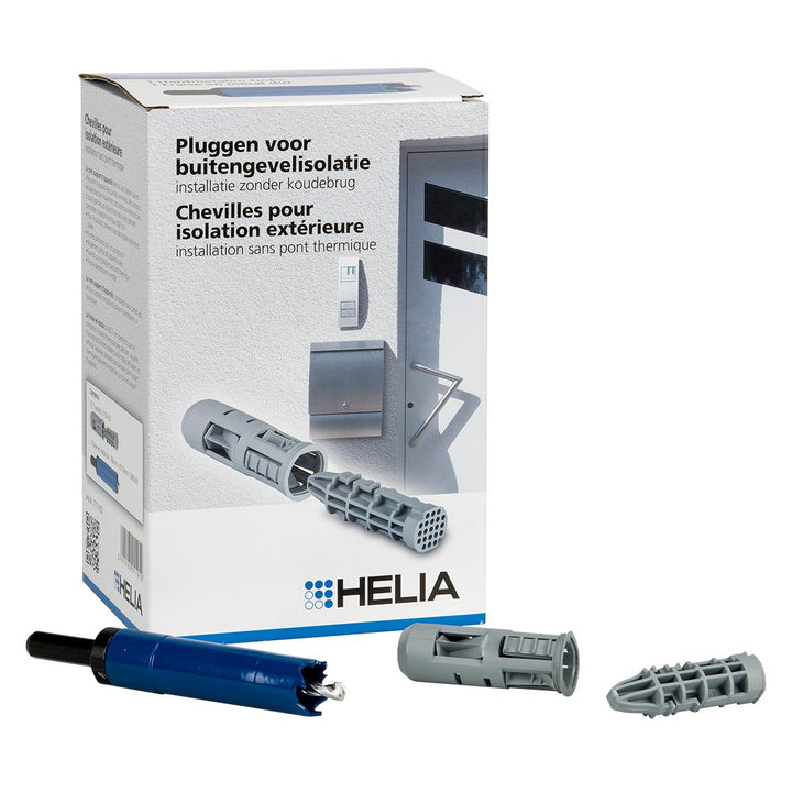 Helia - Set pluggen + boor voor buitengevelisolatie Ø 20 +10x mini -7777-853-E⚡shock