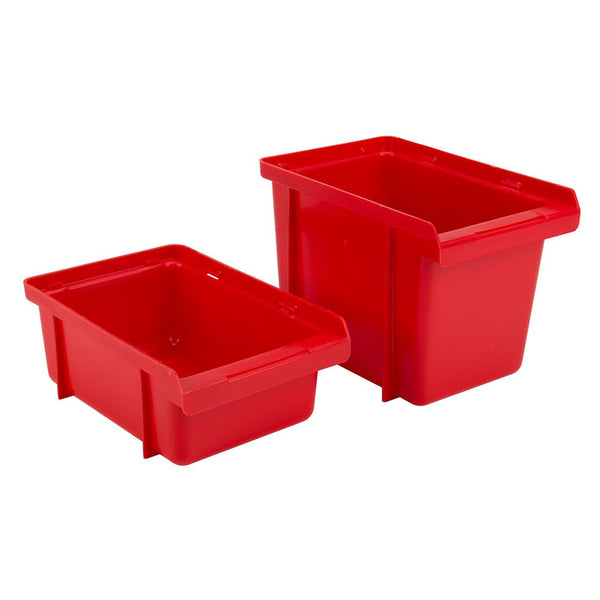 Helia - Verpakking, sorteerbox rood 184 x 124 x 73 mm - 1001-E⚡shock