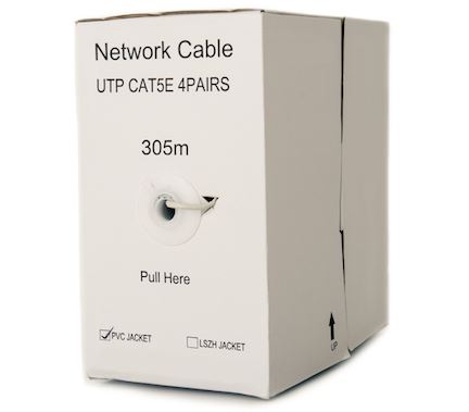 KABEL - Niet afgeschermde datakabel U/UTP Cat. 6 - LSOH (Box) - UUTP6/LSOH-E⚡shock