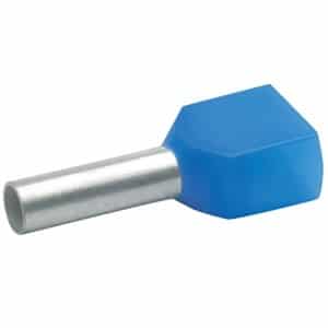 KLAUKE - Geisoleerde dubbele adereindhuls 2x2,5 blauw L=10mm - 873/10-E⚡shock