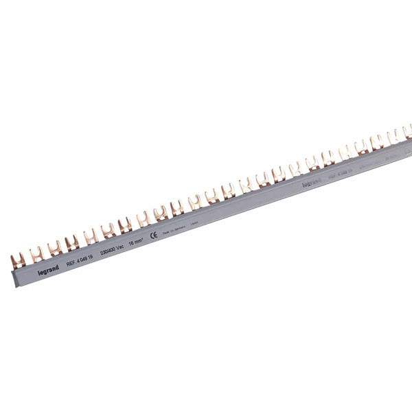 Legrand - Aansluitsrail met vorken 3p 57 modules - 16mm² - 404918-E⚡shock
