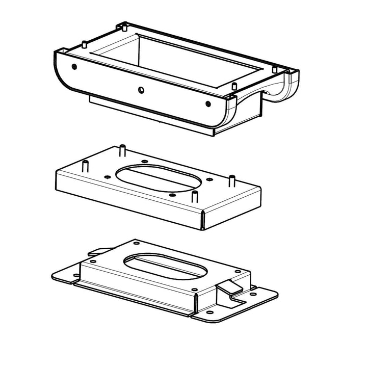 Legrand - Adapter vloerbevestiging oude en nieuwe laadpaal - 980959-E⚡shock