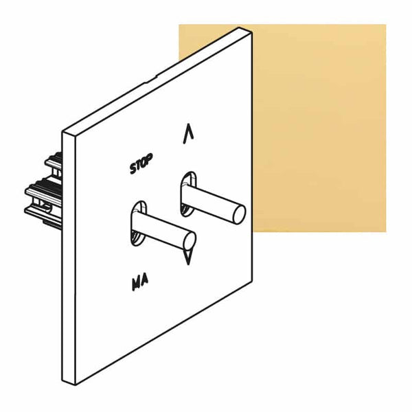 Legrand - ART rolluikbediening épure Gespiegeld goud - AR67720-E⚡shock