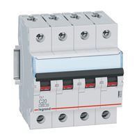 legrand - Aut. TX³ 6000A/6kA 4P B10 400V - 4 modules - 403415-E⚡shock