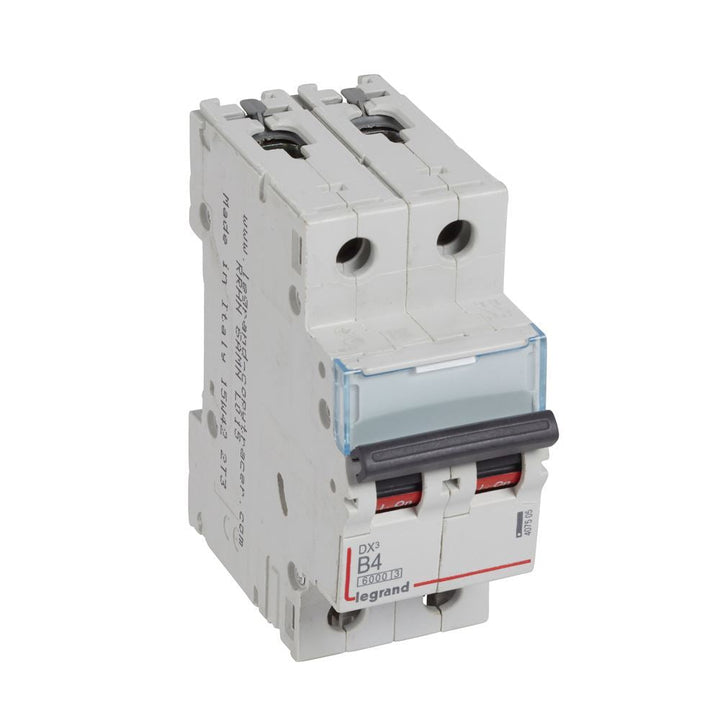 legrand - Autom. DX³ 6000A/10kA 2P B04 230/400V - 2 modules - 407505-E⚡shock