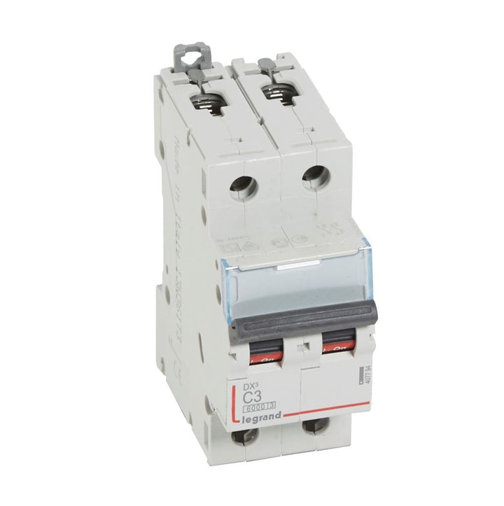 legrand - Autom. DX³ 6000A/10kA 2P C03 400V 2 modules - 407794-E⚡shock