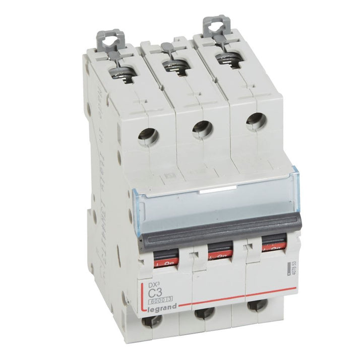 legrand - Autom. DX³ 6000A/10kA 3P C03 400V 3 modules - 407853-E⚡shock