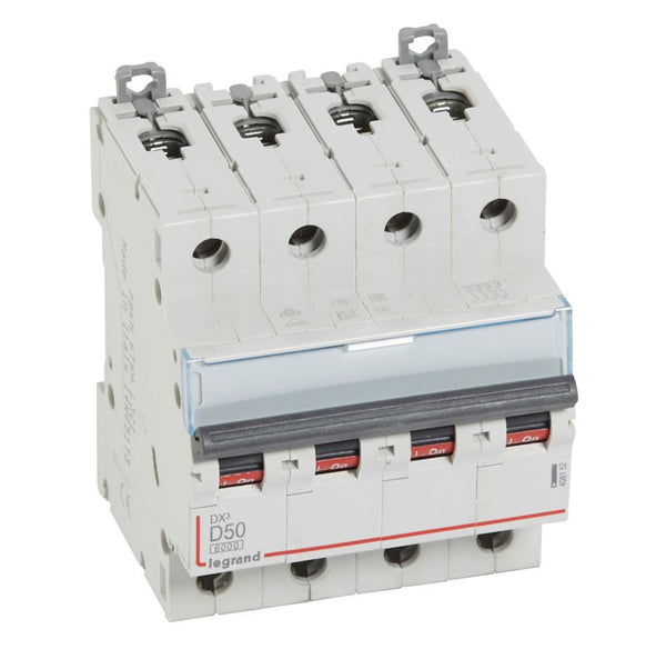 legrand - Autom. DX³ 6000A/10kA 4P D50 400V 4 modules - 408152-E⚡shock