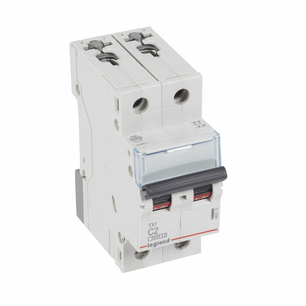 Legrand - Automaat. TX³ 3000A 2P C02 230/400V - 2 modules - 403112-E⚡shock