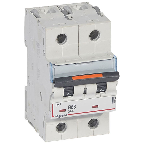 legrand - Automaten DX³ 2P B 63A 230/400V - 25KA - 3 mod - 409722-E⚡shock