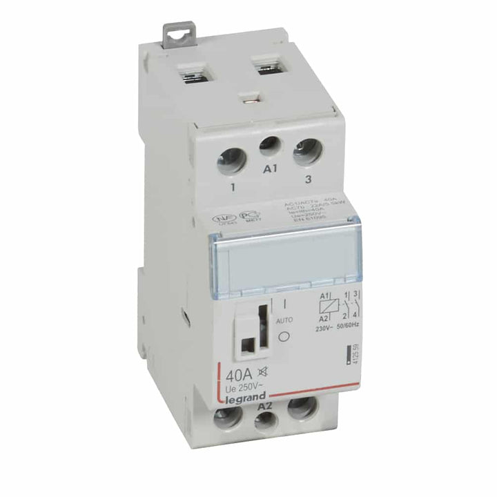 Legrand - CX³ verm. ct 230V - 2P-40A stil - 250V - 2NO - 2mod - 412559-E⚡shock