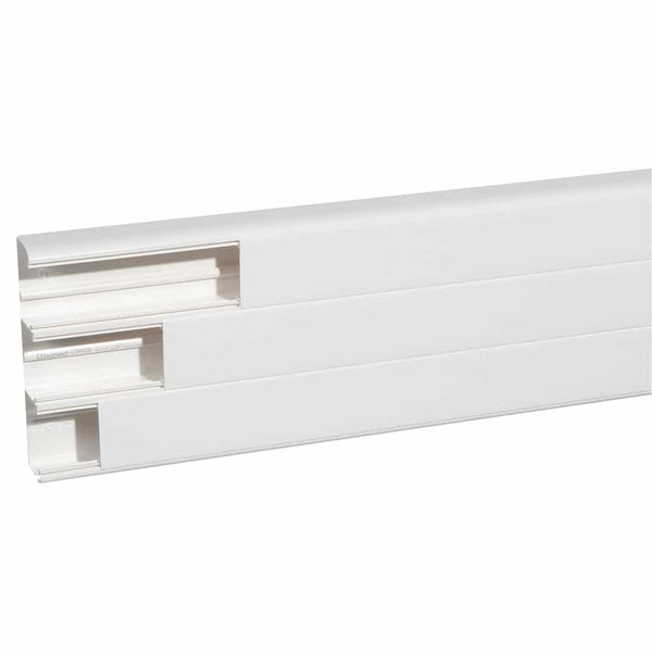 LEGRAND - DLP design kabelgoot 50x220 mm 3 comp. - 2 m - wit - deksel-E⚡shock