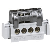 Legrand - Faseklemmenblok - 47 mm IP2x - 4x16mm² - zwart - 004850-E⚡shock