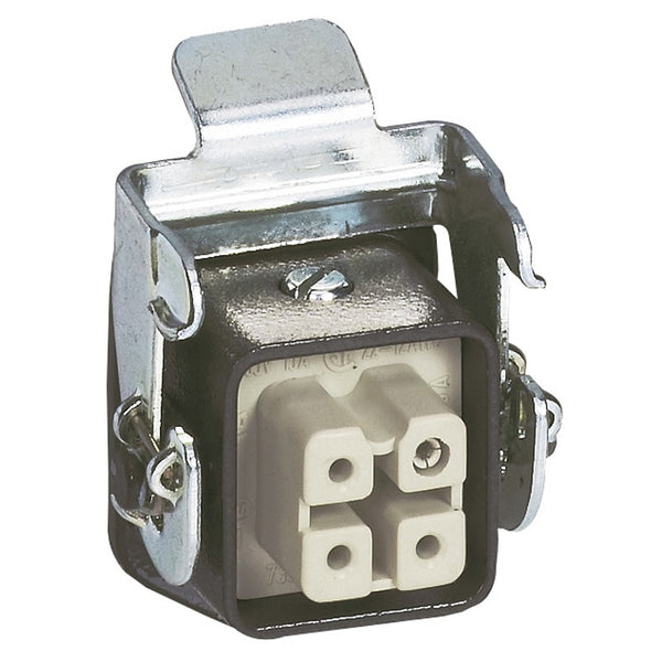 Legrand - Hypra connector inb.sok. vrouw vert.uitg. met. 400V-10A-4P+A - 053151-E⚡shock