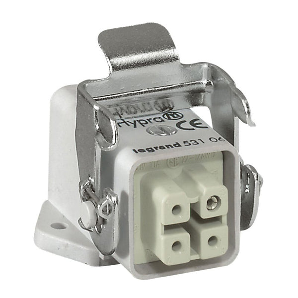 Legrand - Hypra connector inb.sok. vrouw zijd.uitg.kunst. 400V-10A-4P+ - 053107-E⚡shock