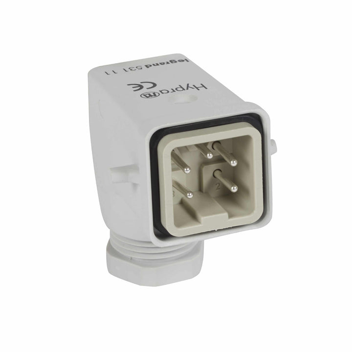 Legrand - Hypra connector man.mantel zijd.uitg.kunst.-400V-10A-4P+A - 053111-E⚡shock