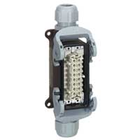 Legrand - Hypra connector vr.opb.sokkel metaal - 500 V - 16 A - 10 P+A - 053171-E⚡shock