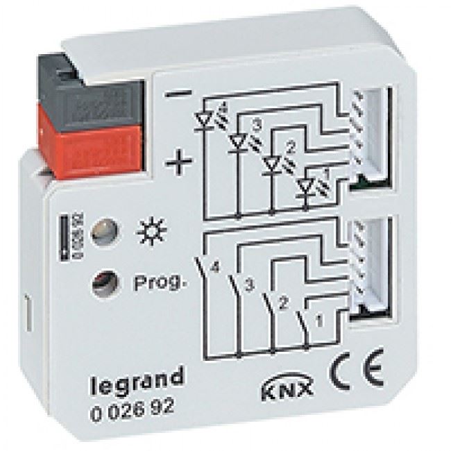 legrand - KNX interface 4 x ingang - 2692-E⚡shock