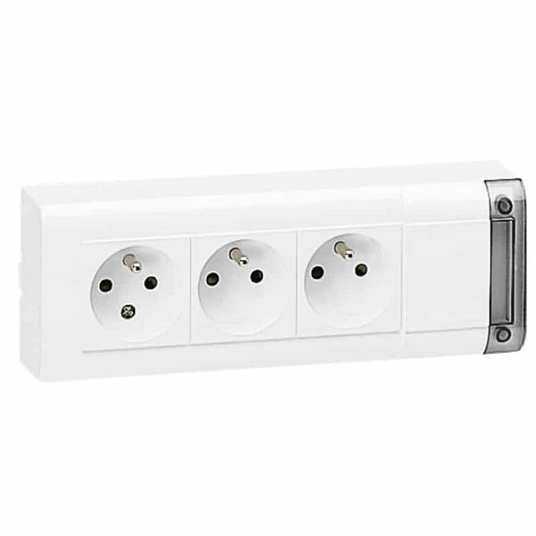 Legrand - Meervoudige contactdoos 3X2P+A zonder snoer - 050609-E⚡shock