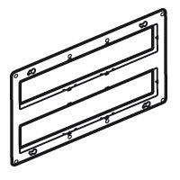 Legrand - Mosaic houder 2X10 modules - 080268-E⚡shock