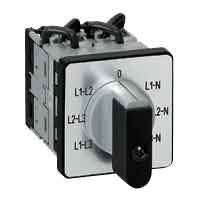 legrand - Nokkenschak-voltmeter-PR12 16A-6cont-met nulleider - 14653-E⚡shock
