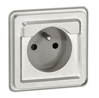 Legrand - Soliroc Stopcontact 2P+A z. deksel 10/16A - 250V - IP20 - IK10 - 077832-E⚡shock