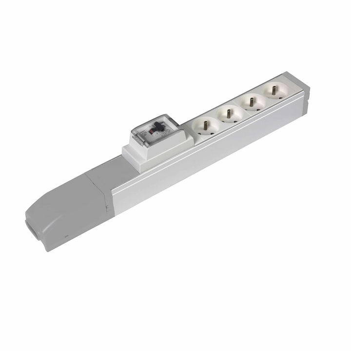 Legrand - Voedingsblok alu - 4x 2P+A + diff. F+N 30mA - met snelkop. - 073465-E⚡shock