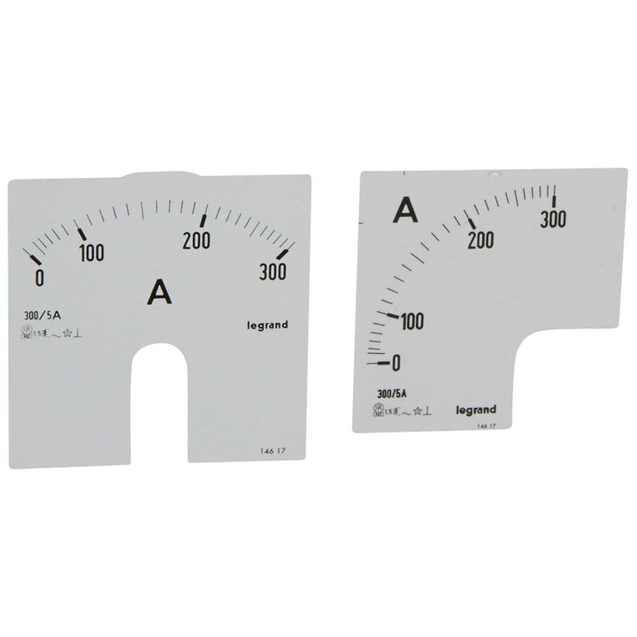 legrand - Wijzerplaat ampèremeter 0 - 300 A - meting op deur - 14617-E⚡shock