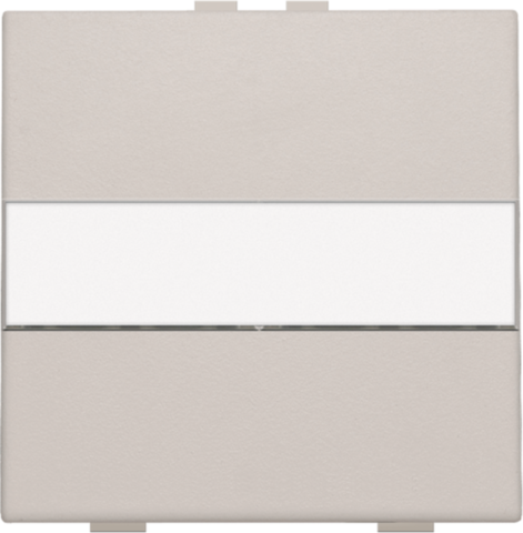 Niko - Centraalplaat toets met tekstveld Rf / Bus licht grijs - 102-00006-E⚡shock