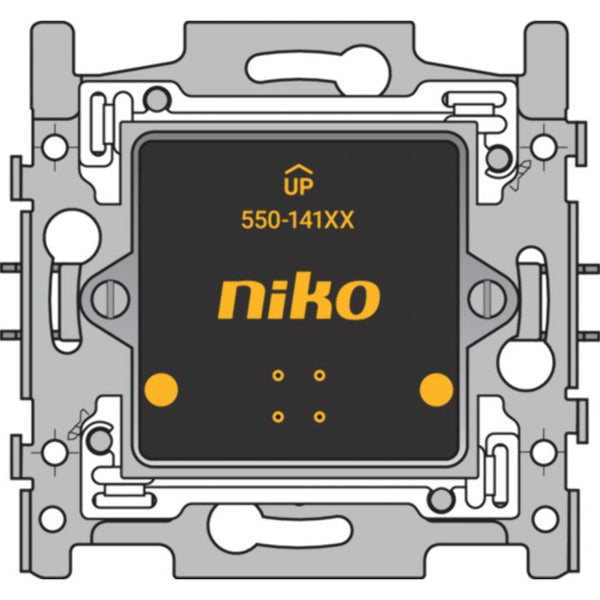 Niko - Enkelvoudige muurprint met sokkel voor Niko Home controleol, 60 x 71 mm, klauwbevestiging - 550-14106-E⚡shock