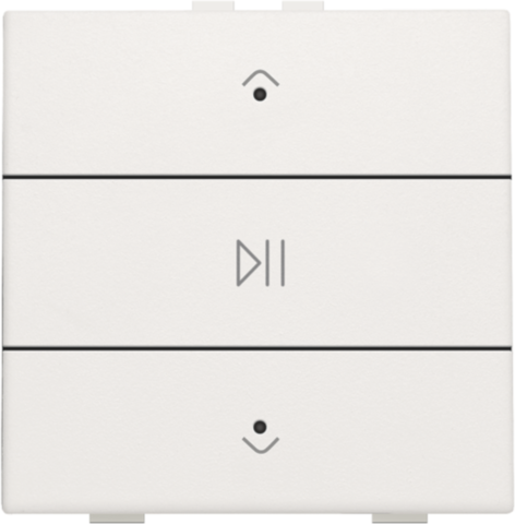 Niko - Home Control Enkelvoudige audiobediening Wit - 101-52073-E⚡shock