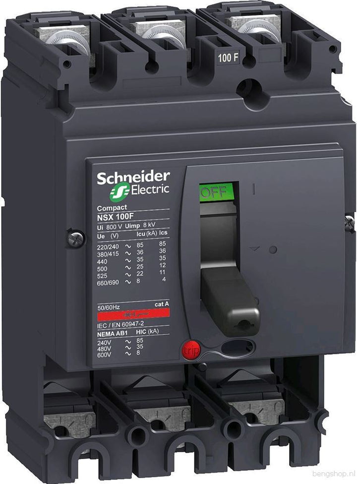 SCHNEIDER - Omhulsel NSX250F 3P zonder bev - LV431403-E⚡shock