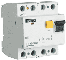 TECO - Differentieelschak. TC 4P 63A 30mA Type A - F9634003A-E⚡shock