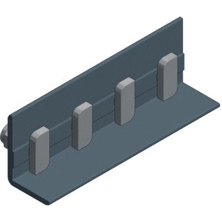 VAN DER VALK - Alu koppelstuk voor Side+ profiel met 4x hamerkopbout M8x20mm - zwart - 724863ZW-E⚡shock